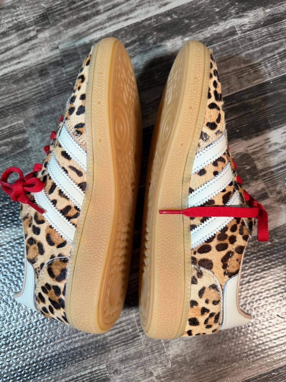 Adidas Leopard Print Handball Spezial Sneakers EUC - Picture 4 of 8